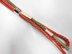 未使用品　正絹　手組帯締め